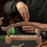 Maxbell Tea Ceremony Six Gentlemen Set Wood Desktop Organizer for Table Kitchen Home