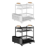 Maxbell Dish Drying Rack 2 Layer Dish Rack for Kitchen Counter Countertop Restaurant White