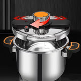 Maxbell Pressure Cooker Large Capacity Kitchen Soup Stewpot for Camping Kitchen Home 8L