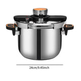 Maxbell Pressure Cooker Large Capacity Kitchen Soup Stewpot for Camping Kitchen Home 8L