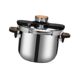 Maxbell Pressure Cooker Large Capacity Kitchen Soup Stewpot for Camping Kitchen Home 8L