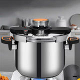 Maxbell Pressure Cooker Large Capacity Kitchen Soup Stewpot for Camping Kitchen Home 4L