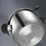 Maxbell Pressure Cooker Large Capacity Kitchen Soup Stewpot for Camping Kitchen Home 4L