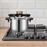 Maxbell Pressure Cooker Large Capacity Kitchen Soup Stewpot for Camping Kitchen Home 4L
