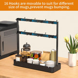 Maxbell Coffee Mug Holder Stand Multifunction Coffee Cup Holder for Bar Kitchen Home