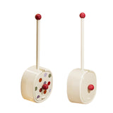 Maxbell Toilet Brush and Holder Set Supplies Bathroom Accessories Deep Cleaning Tool White