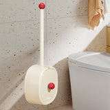 Maxbell Toilet Brush and Holder Set Supplies Bathroom Accessories Deep Cleaning Tool White