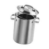 Maxbell Stainless Steel Large Soup Pot Multifunctional Japanese Frying Pan for Hotel