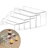 Maxbell 5Pcs Acrylic Display Shelf Perfume Organizer for Dresser Showcase Home Decor