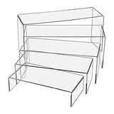 Maxbell 5Pcs Acrylic Display Shelf Perfume Organizer for Dresser Showcase Home Decor