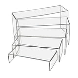 Maxbell 5Pcs Acrylic Display Shelf Perfume Organizer for Dresser Showcase Home Decor