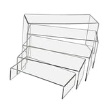 Maxbell 5Pcs Acrylic Display Shelf Perfume Organizer for Dresser Showcase Home Decor