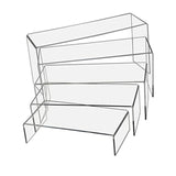 Maxbell 5Pcs Acrylic Display Shelf Perfume Organizer for Dresser Showcase Home Decor