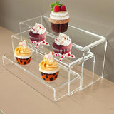 Maxbell 5Pcs Acrylic Display Shelf Perfume Organizer for Dresser Showcase Home Decor