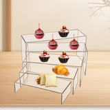 Maxbell 5Pcs Acrylic Display Shelf Perfume Organizer for Dresser Showcase Home Decor