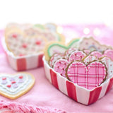 Maxbell 6Pcs Valentine's Heart Shaped Cookie Cutter Stainless Steel for Anniversary