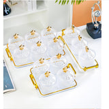 Maxbell Divided Serving Dishes Dried Fruit Tray with Lid for Cookies Dried Fruit Nut 3 Grid