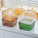 Maxbell Divided Serving Dishes Nut and Candy Serving Tray for Candy Appetizer Snacks 3 Grid Gold