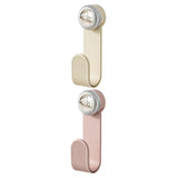 Maxbell Pot Cover Storage Rack with Suction Cup Pot Lid Holder for Pantry Restaurant White