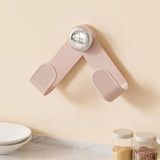 Maxbell Pot Cover Storage Rack with Suction Cup Pot Lid Holder for Pantry Restaurant Cream