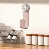 Maxbell Pot Cover Storage Rack with Suction Cup Pot Lid Holder for Pantry Restaurant Cream