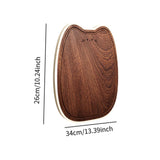 Maxbell Wood Chopping Board Portable Double Sided Cutting Mat for Steak Cheese Bread