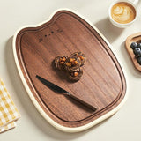 Maxbell Wood Chopping Board Portable Double Sided Cutting Mat for Steak Cheese Bread