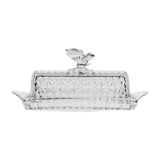 Maxbell Glass Butter Dish Multifunctional Butter Keeper for Household Restaurant Bar clear