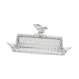 Maxbell Glass Butter Dish Multifunctional Butter Keeper for Household Restaurant Bar clear