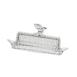 Maxbell Glass Butter Dish Multifunctional Butter Keeper for Household Restaurant Bar clear