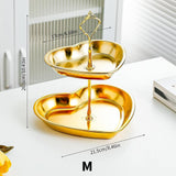 Maxbell Dessert Cupcake Stand Fruit Plate for Dessert Table Decorations Fruits Candy 2 Tier