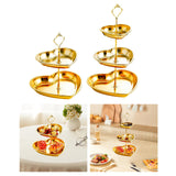 Maxbell Dessert Cupcake Stand Fruit Plate for Dessert Table Decorations Fruits Candy 2 Tier