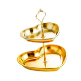 Maxbell Dessert Cupcake Stand Fruit Plate for Dessert Table Decorations Fruits Candy 2 Tier