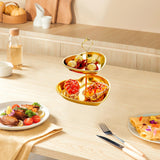 Maxbell Dessert Cupcake Stand Fruit Plate for Dessert Table Decorations Fruits Candy 2 Tier