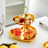 Maxbell Dessert Cupcake Stand Fruit Plate for Dessert Table Decorations Fruits Candy 2 Tier