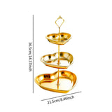 Maxbell Dessert Cupcake Stand Fruit Plate for Dessert Table Decorations Fruits Candy 3 Tier