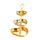 Maxbell Dessert Cupcake Stand Fruit Plate for Dessert Table Decorations Fruits Candy 3 Tier