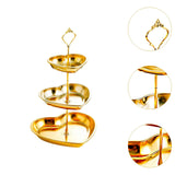 Maxbell Dessert Cupcake Stand Fruit Plate for Dessert Table Decorations Fruits Candy 3 Tier