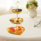 Maxbell Dessert Cupcake Stand Fruit Plate for Dessert Table Decorations Fruits Candy 3 Tier