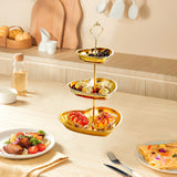 Maxbell Dessert Cupcake Stand Fruit Plate for Dessert Table Decorations Fruits Candy 3 Tier