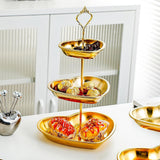 Maxbell Dessert Cupcake Stand Fruit Plate for Dessert Table Decorations Fruits Candy 3 Tier