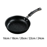 Maxbell Frying Pan Cooking Pot Non Coating Stir Fry Pan for Cooker Induction Kitchen 16cm