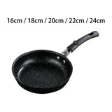 Maxbell Frying Pan Cooking Pot Non Coating Stir Fry Pan for Cooker Induction Kitchen 16cm