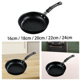 Maxbell Frying Pan Cooking Pot Non Coating Stir Fry Pan for Cooker Induction Kitchen 16cm