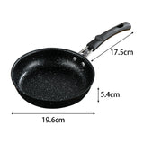 Maxbell Frying Pan Cooking Pot Non Coating Stir Fry Pan for Cooker Induction Kitchen 20cm