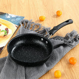 Maxbell Frying Pan Cooking Pot Non Coating Stir Fry Pan for Cooker Induction Kitchen 24cm