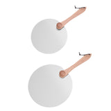 Maxbell Pizza Spatula Round Stainless Steel Metal Pizza Paddle for Bread Cheese Oven 10inch