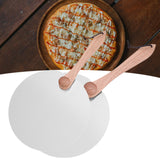 Maxbell Pizza Spatula Round Stainless Steel Metal Pizza Paddle for Bread Cheese Oven 10inch