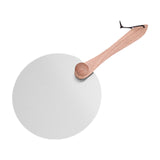Maxbell Pizza Spatula Round Stainless Steel Metal Pizza Paddle for Bread Cheese Oven 10inch