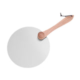 Maxbell Pizza Spatula Round Stainless Steel Metal Pizza Paddle for Bread Cheese Oven 10inch